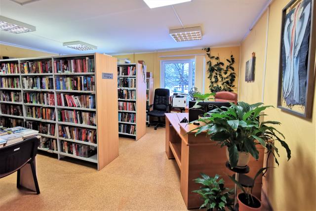 Rudbāržu pagasta bibliotēkas telpas